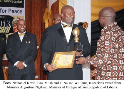 Eta Epsilon Lambda Chapter (Liberia) receives Golden Image Award