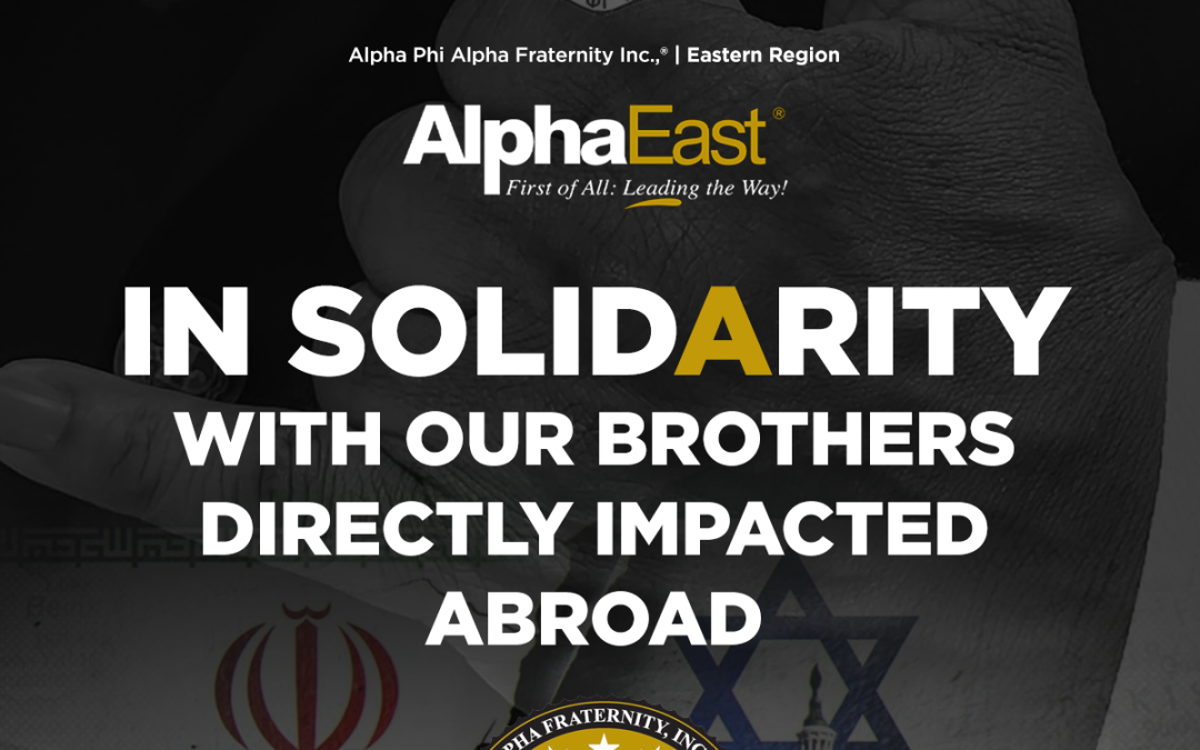 Statement Regarding the current International Conflict